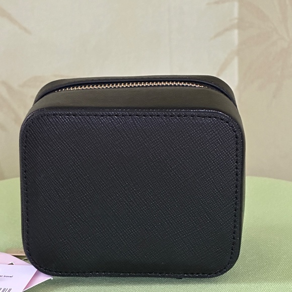 KATE SPADE STACI LEATHER JEWELRY BOX:NWT BLACK - Picture 8 of 14